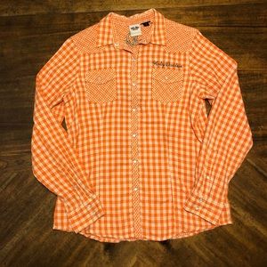 Harley-Davidson pearl snap shirt! 🏍